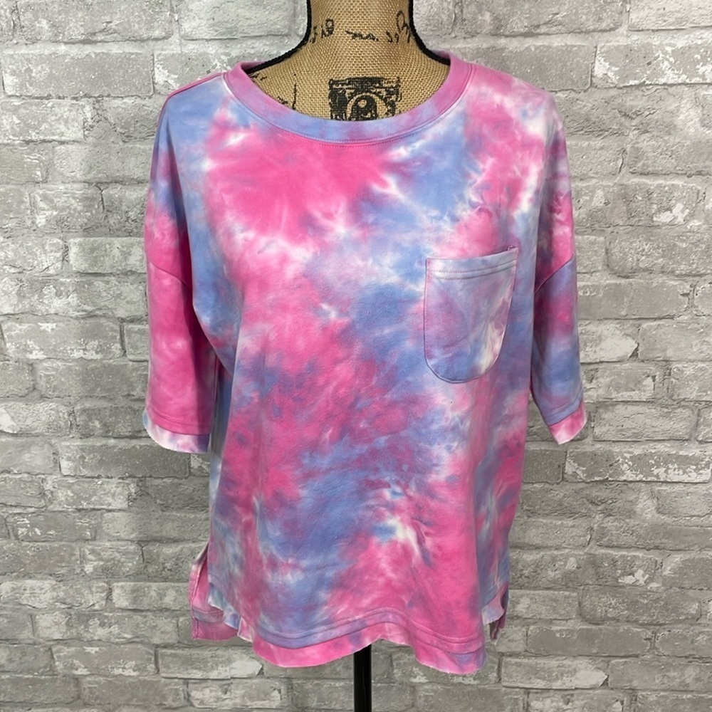 VICI Tie Dye Short Sleeve Sweatshirt